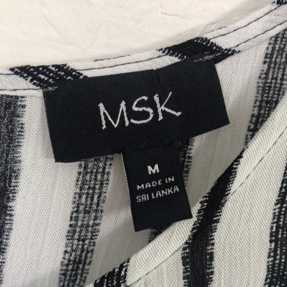 MSK women black/white dress size M, NWT - Picture 8 of 11